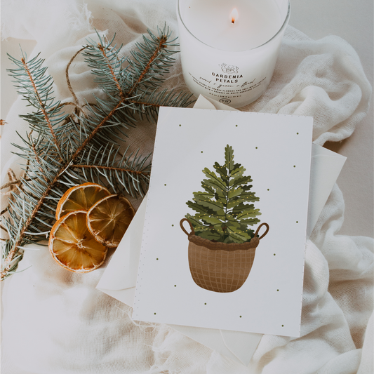 Card - Tree Basket