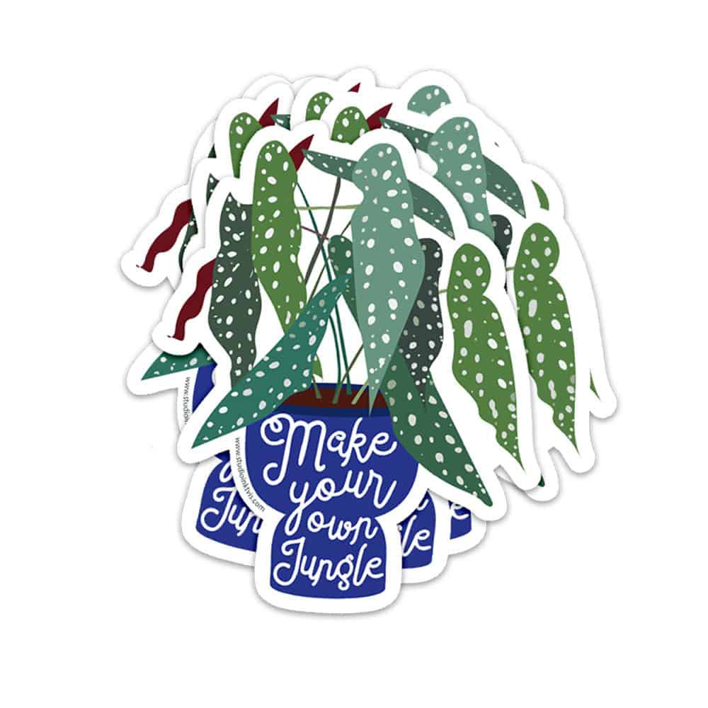 Make Your Own Jungle Sticker XL