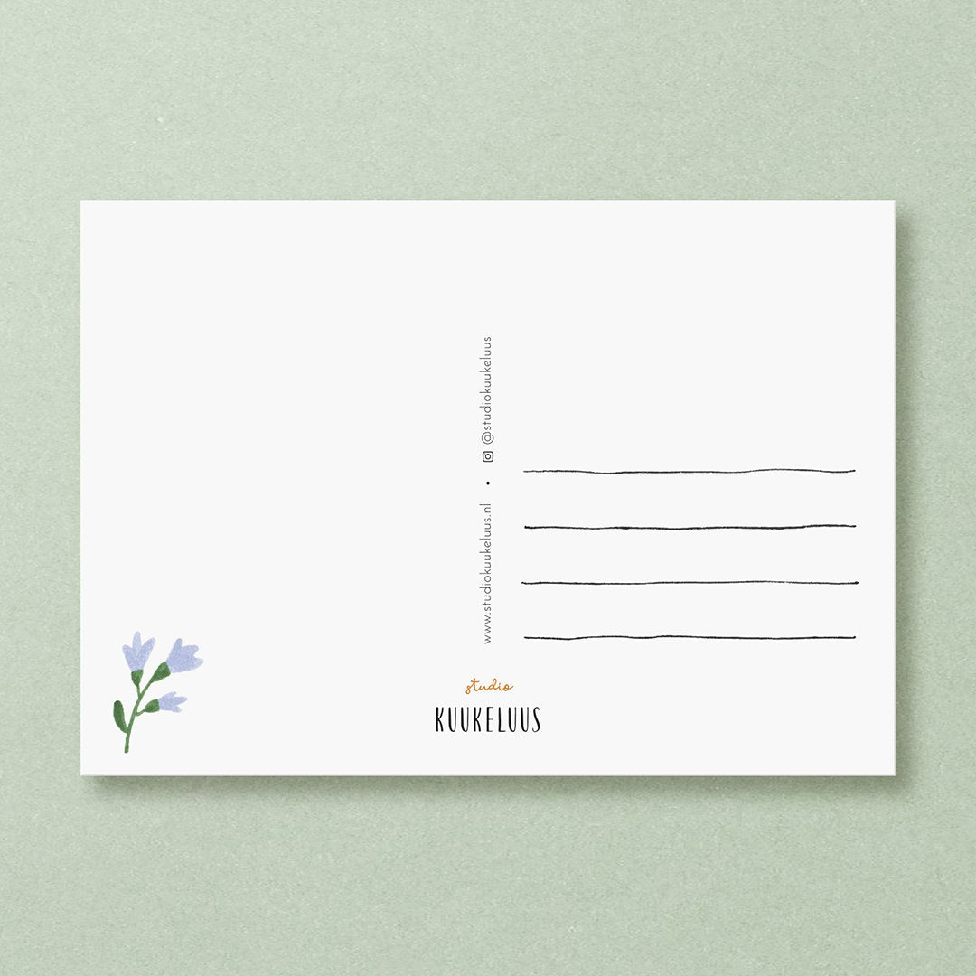 Postkaart - Roodborstje
