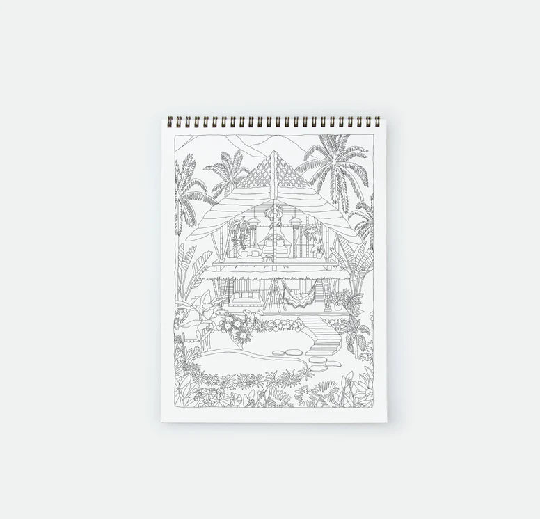 Kleurboek Exotic Bathtub
