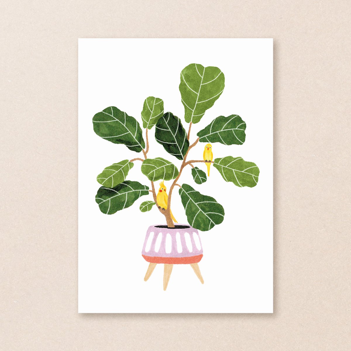Postkaart - Tropical Plant