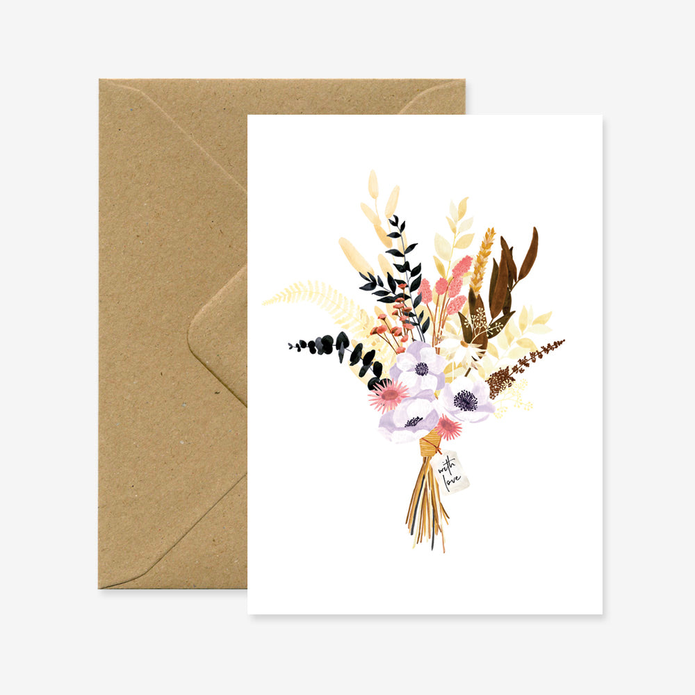Kaart - Modern Bouquet