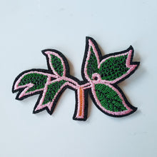 Load image into Gallery viewer, Iron On Patch - Pink Leaves