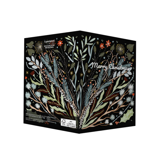 wenskaart botanisch kerst