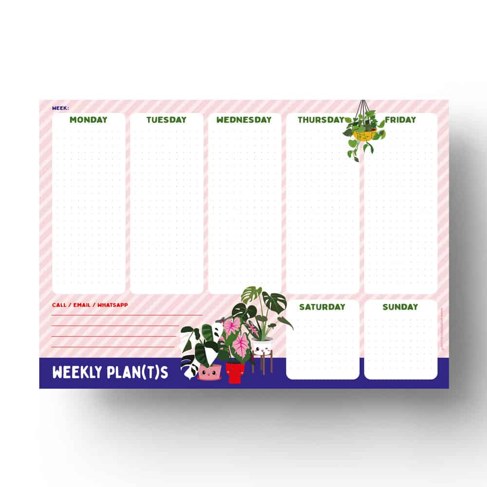 Weekplanner - Weekly Plan(t)s