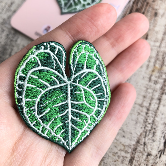 Strijkembleem - Anthurium Clarinervium