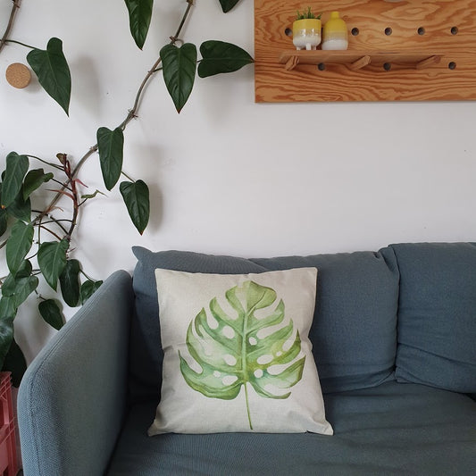 Kussenhoes - Groen Blad