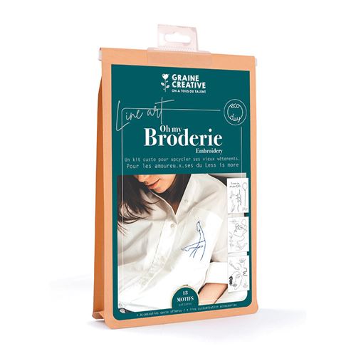Embroidery Kit - Line Art