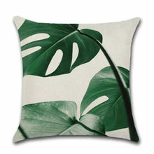 Afbeelding in Gallery-weergave laden, plant print motief kussen kussenhoes kussensloop pillow pillowcase case cover
