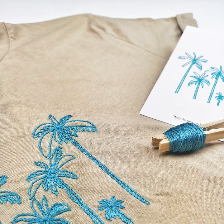 Embroidery Kit - Palmiers
