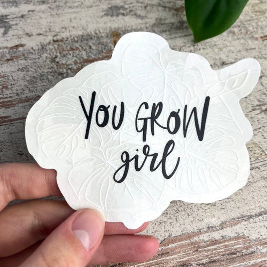 Regenboog Sticker - You Grow Girl