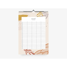 Load image into Gallery viewer, Family Calendar - Floral