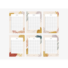 Load image into Gallery viewer, Family Calendar - Floral
