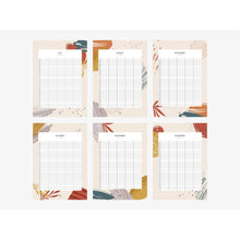 Load image into Gallery viewer, Family Calendar - Floral