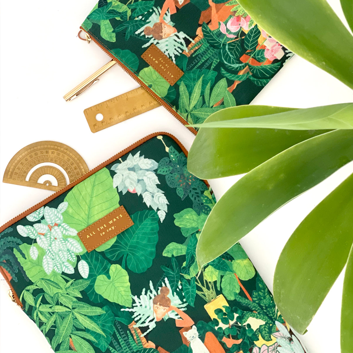 Tasje met Rits - Plant Addict Lady