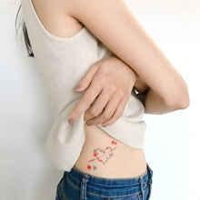 Load image into Gallery viewer, Tattoo - Floral Love Metallic