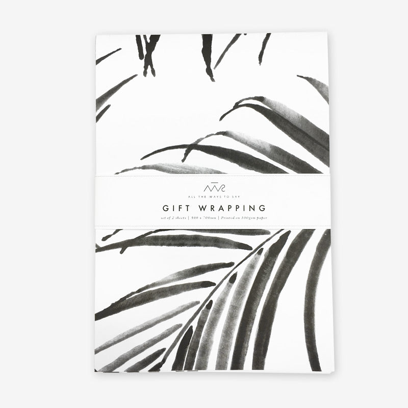 Gift Wrap - Palm Tree