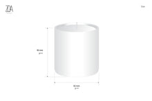 Load image into Gallery viewer, Medio Candle/Pot - Gold & Grey