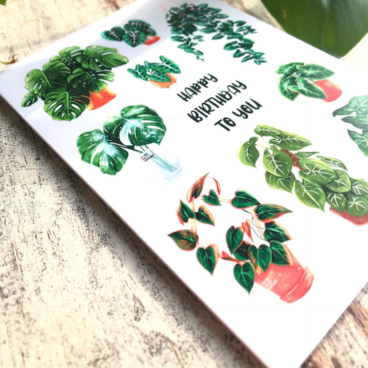 Kaart - Happy Birthday Plantlover