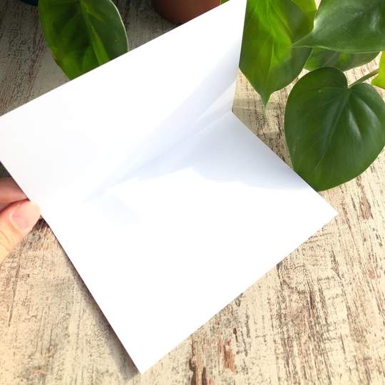 Kaart - Happy Birthday Monstera