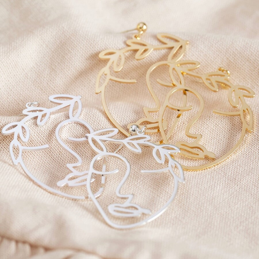 Laurel Leaf Oorringen - Zilver