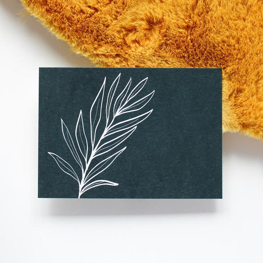 Kaartje - Blad Groen