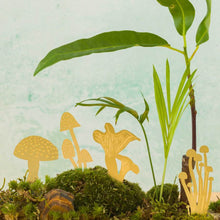 Afbeelding in Gallery-weergave laden, Mini Paddenstoelen Set - Messing
