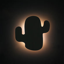 Load image into Gallery viewer, lamp cactus muur hout wall wood