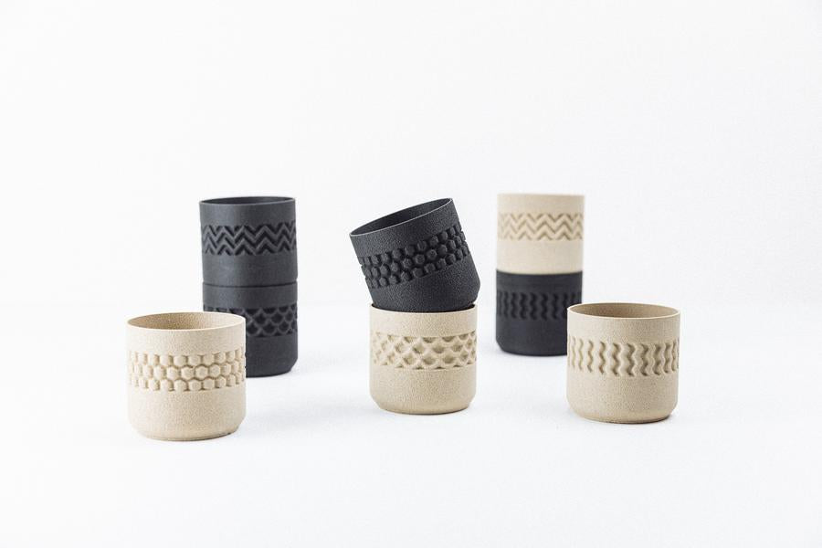 Potjes Set - Stamp Zwart