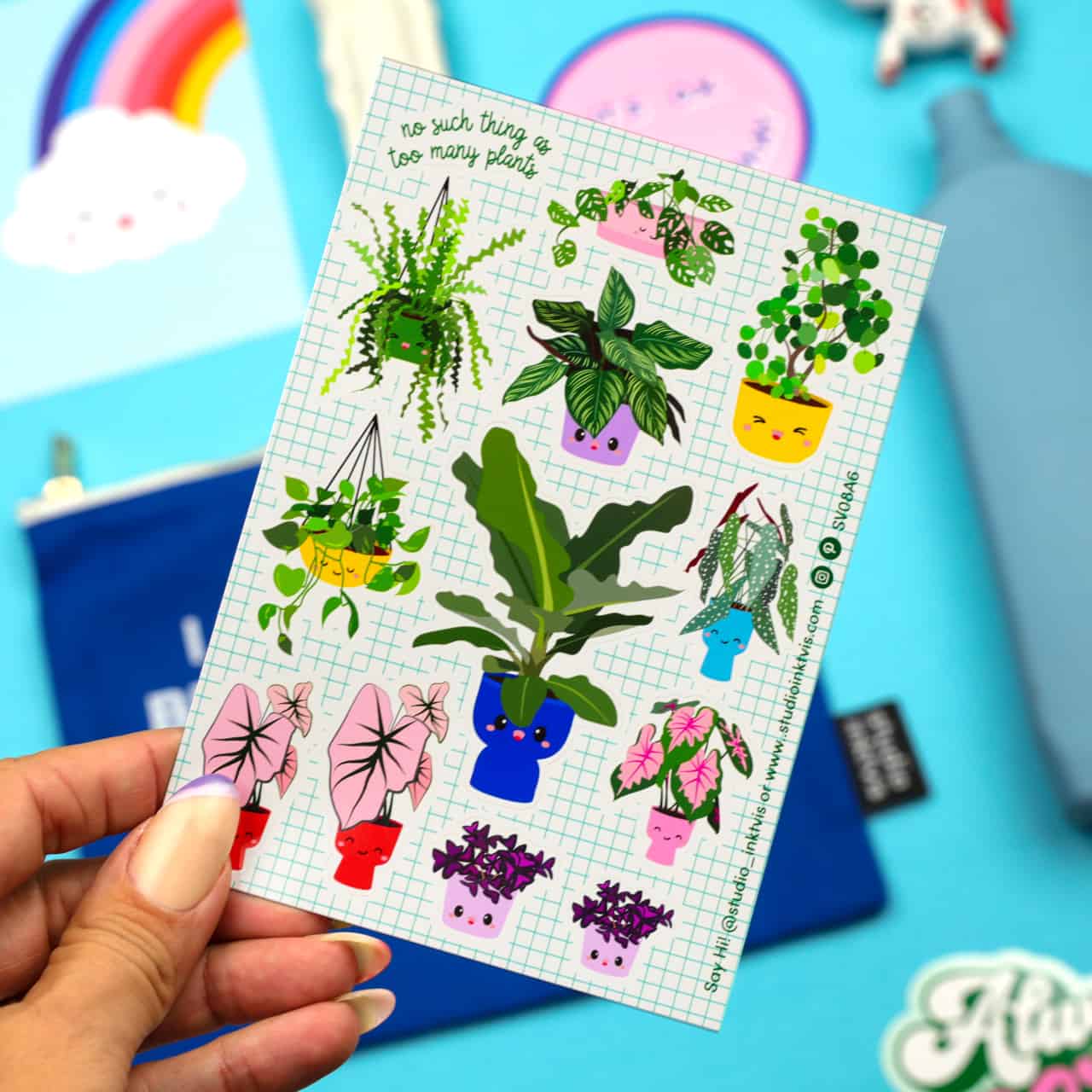 Stickervel - Bananenplant