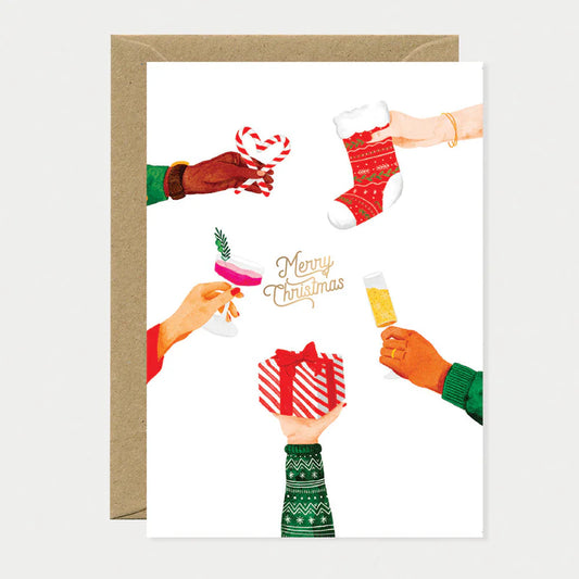Kaart - Merry Christmas Cheers
