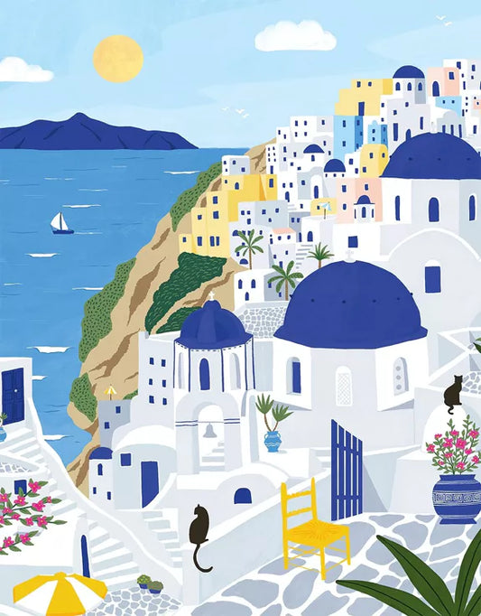 Puzzel - Santorini 500