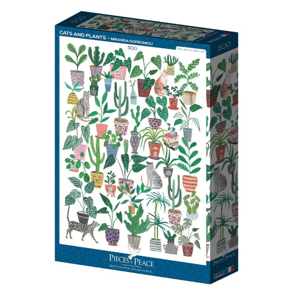 Puzzel - Cats and Plants 500
