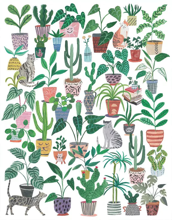 Puzzel - Cats and Plants 500
