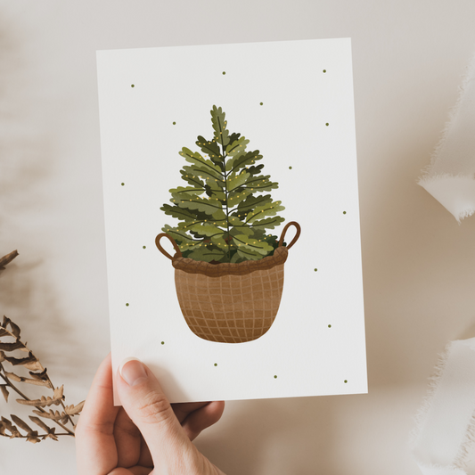 Card - Tree Basket