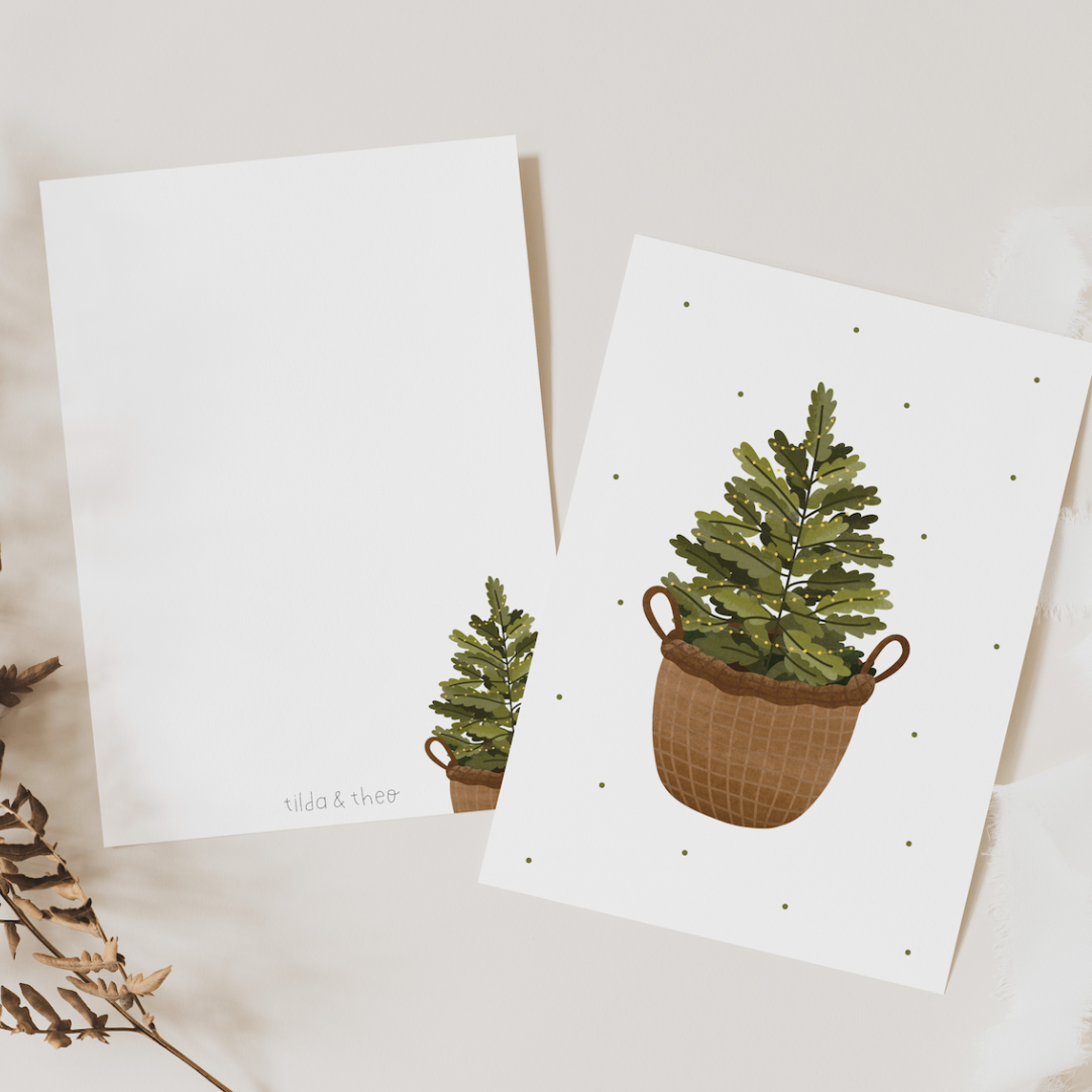 Card - Tree Basket