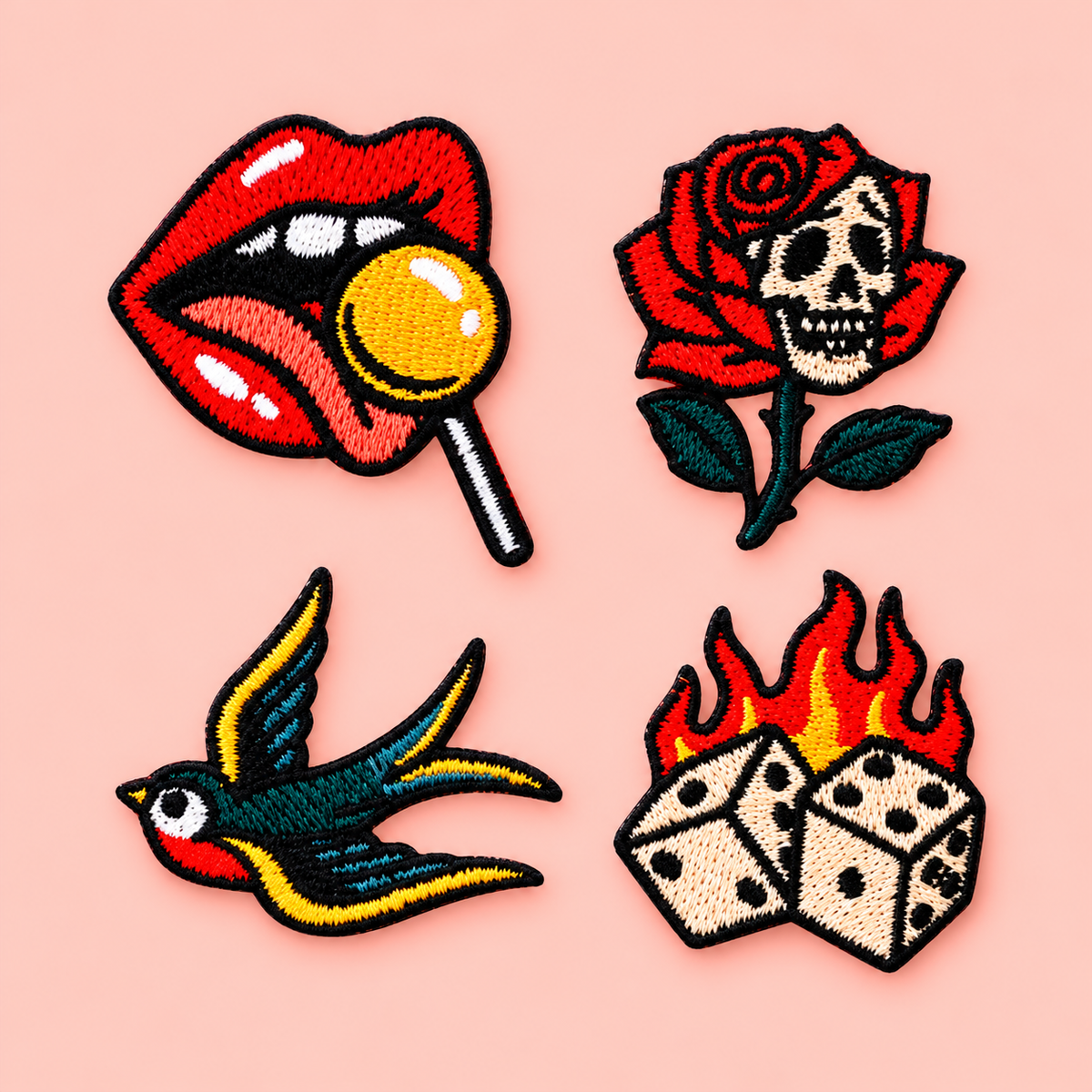 Patch - Rock 'n' Roll Icons Set