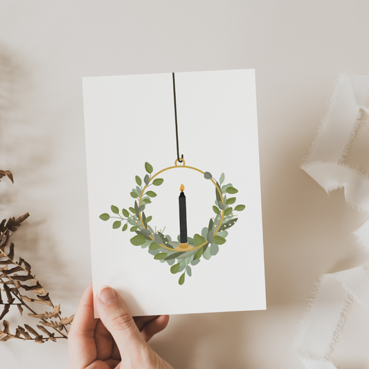 Card - Eucalyptus Wreath