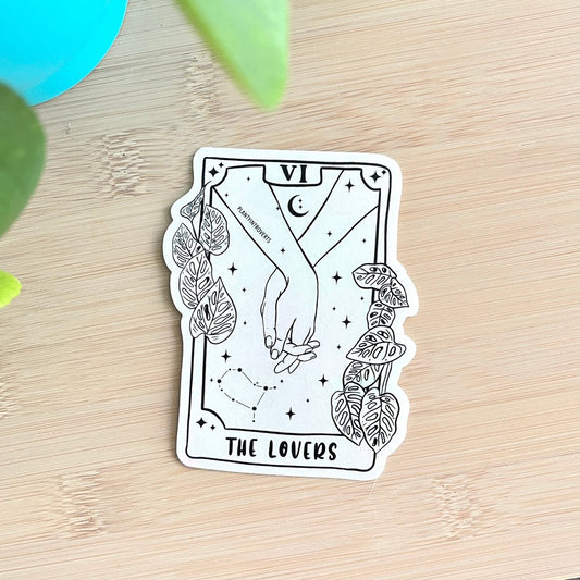 Regenboog Sticker - Tarot The Lovers