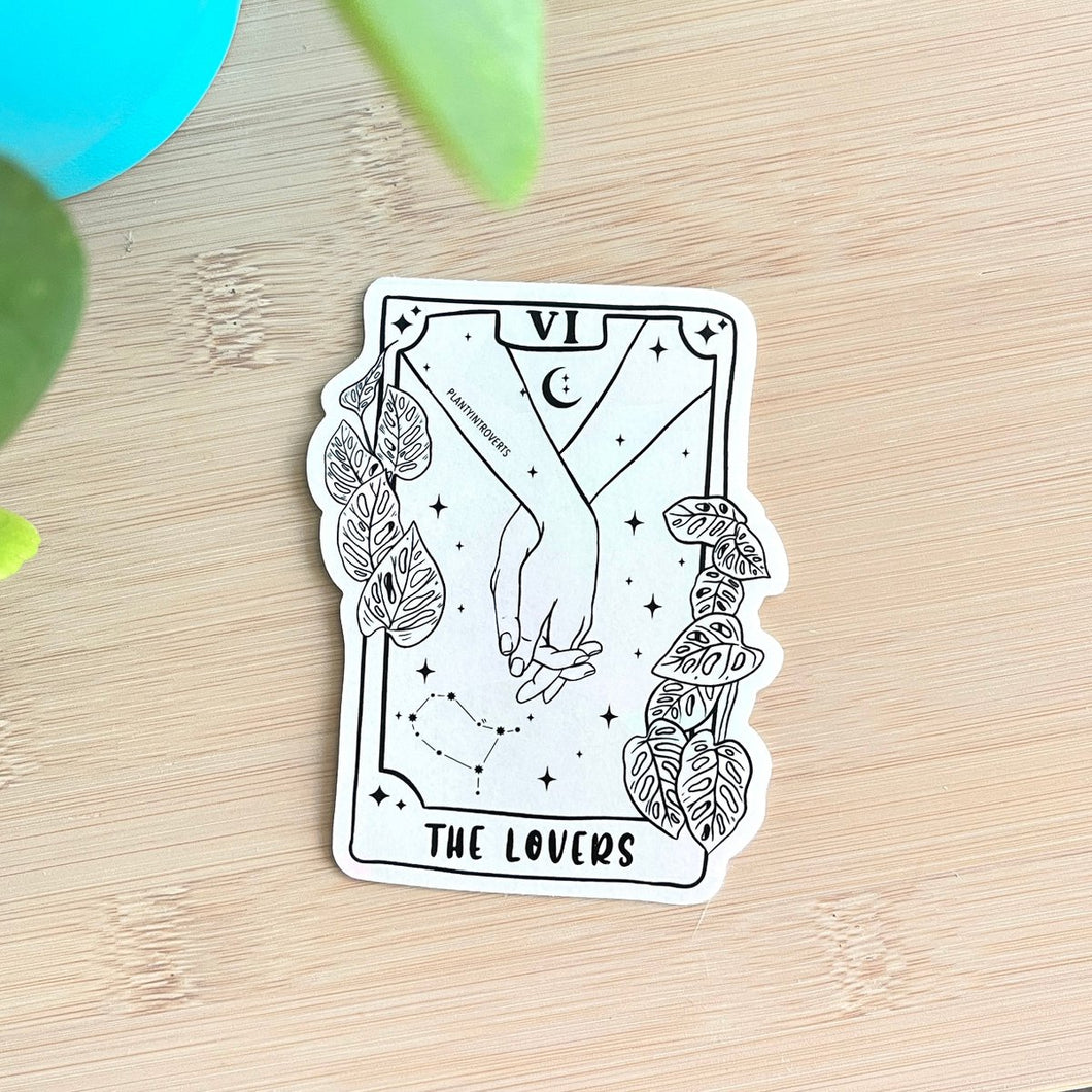 Regenboog Sticker - Tarot The Lovers