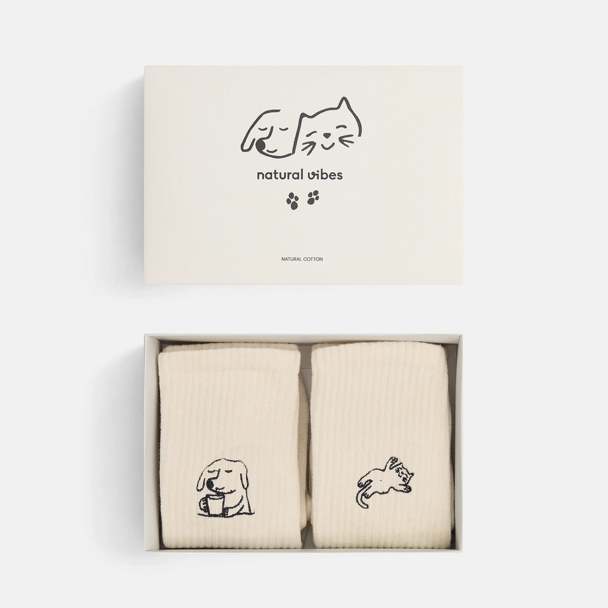 Sokken -Kat & Hond Set
