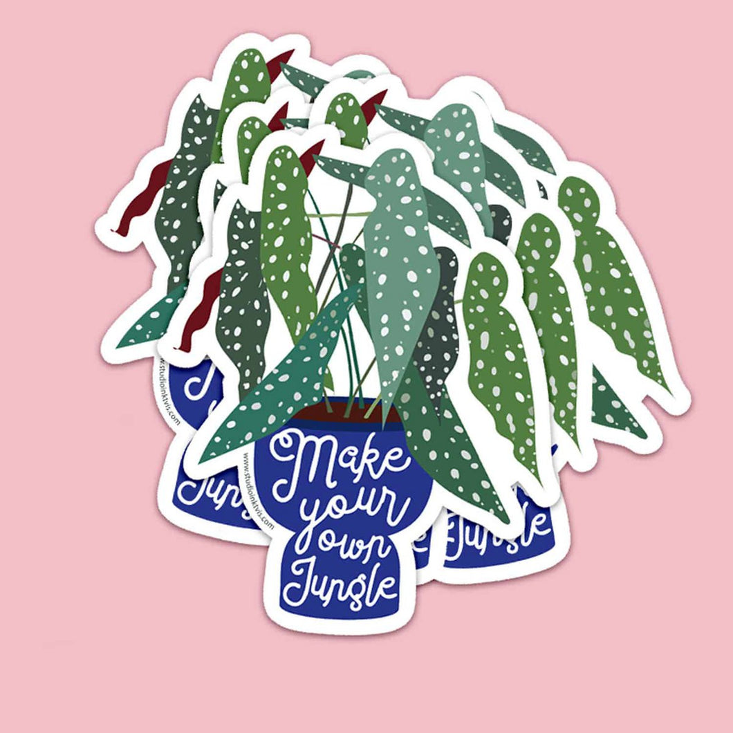 Make Your Own Jungle Sticker XL