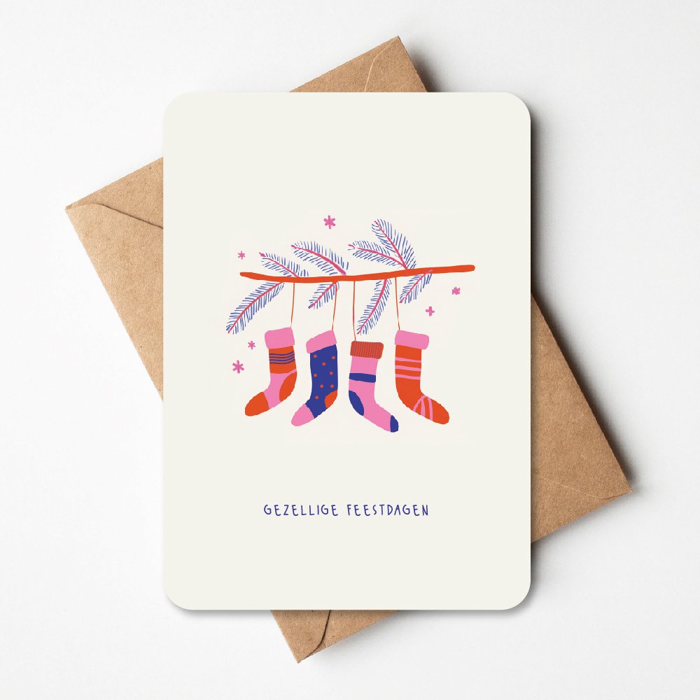 Card - Christmas Socks