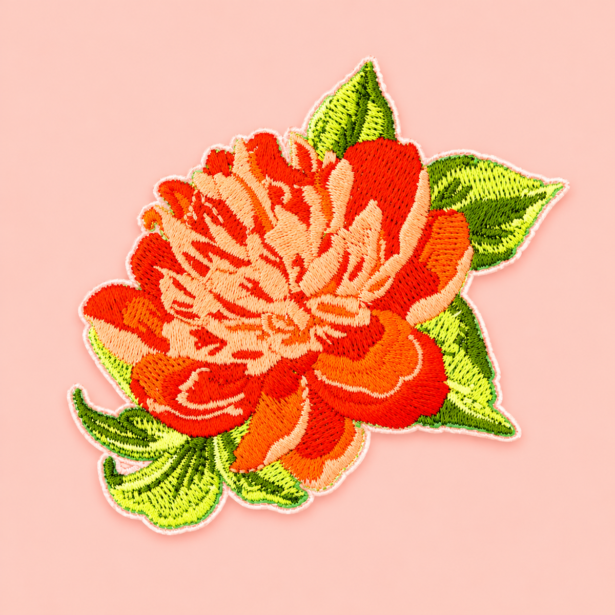 Patch - Orange Dahlia
