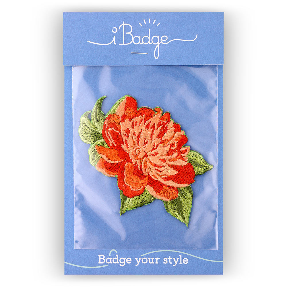 Patch - Orange Dahlia