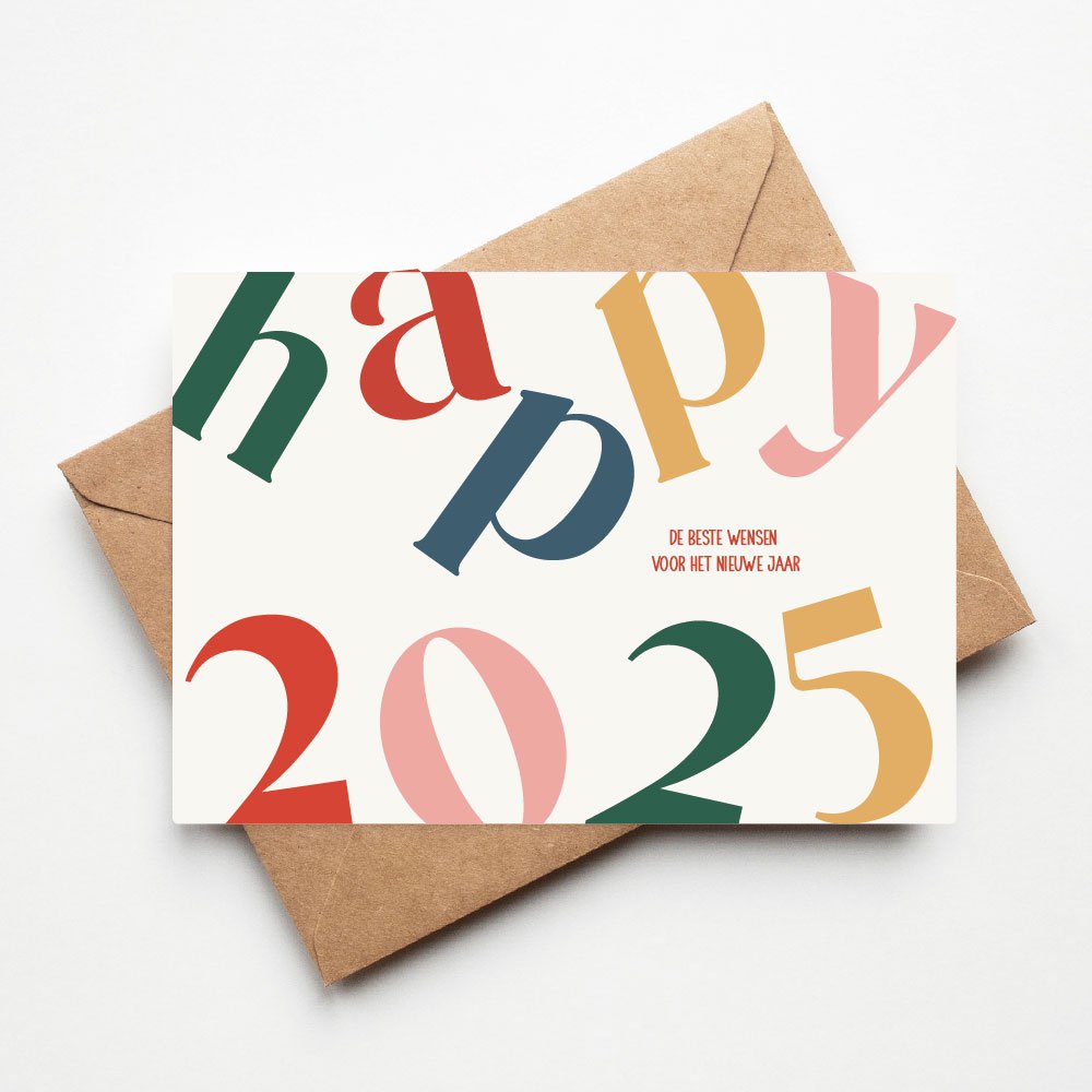 Kaart - Happy 2025