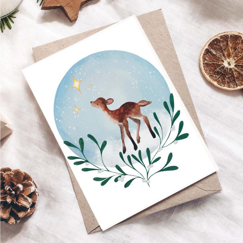 Card - Deer