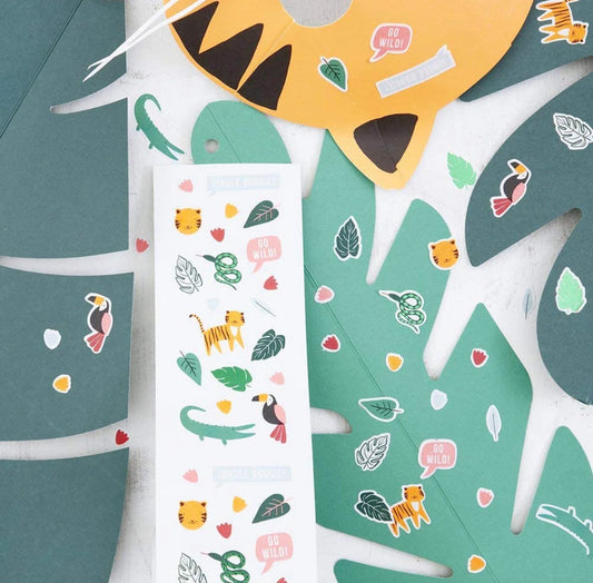 Jungle Stickers op Rol