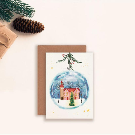 Kaart - Kerst Op Het Dorpsplein