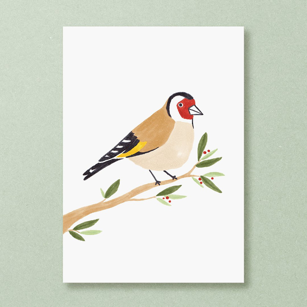 Postcard - European Goldfinch
